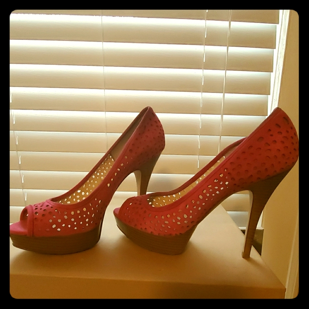 Enzo Angiolini Peep Toe Stilettos